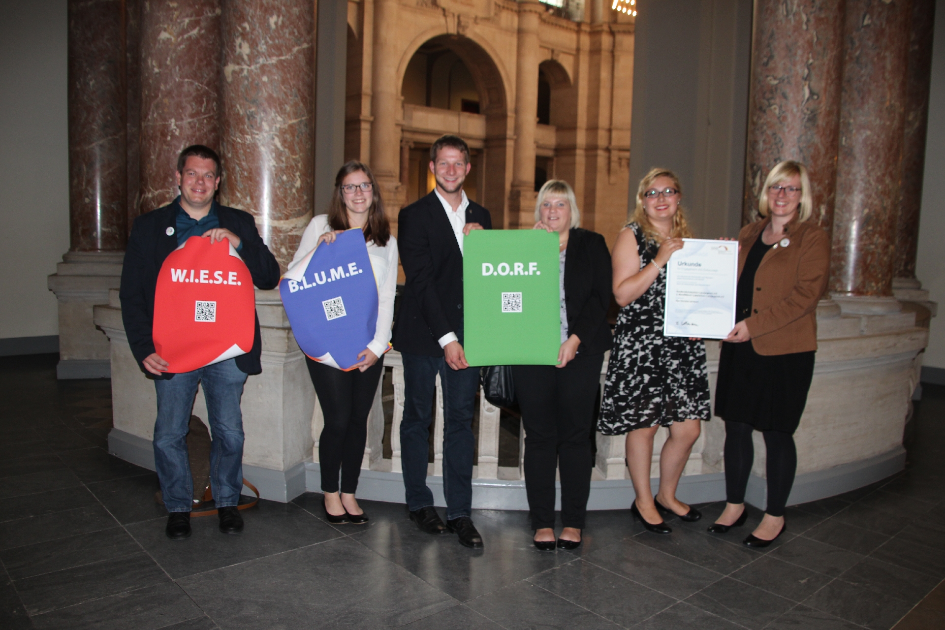 Preisverleihung vom Bündnis für Demokratie und Toleranz